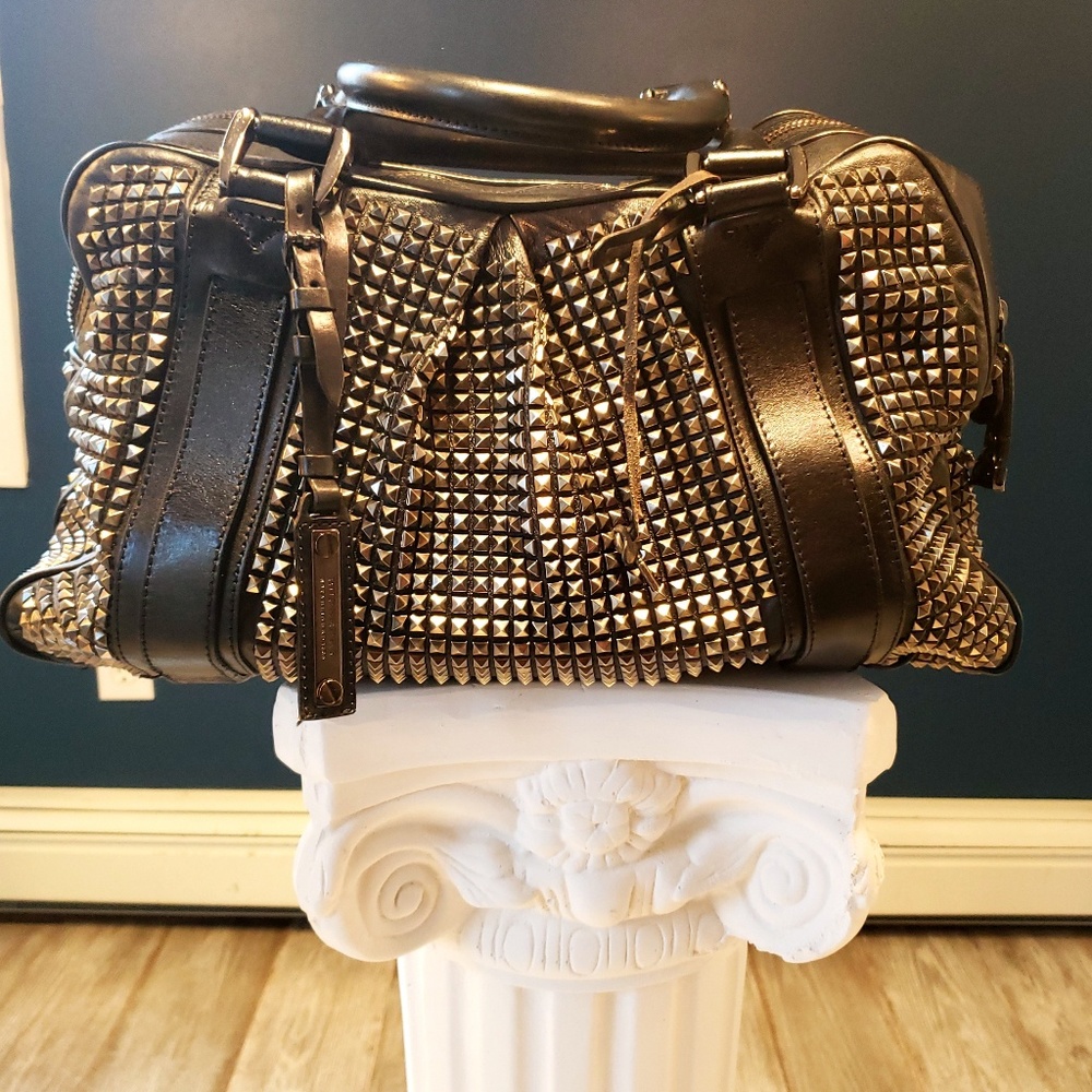 Burberry Prorsum Large Studded pyramid knight bag~ REPOSH
